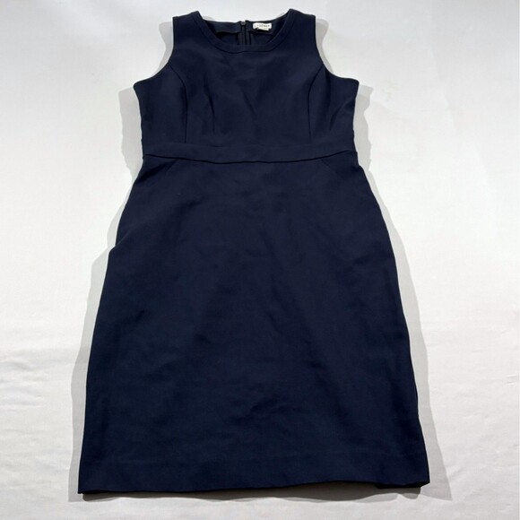 Dresses & Skirts - J. Crew Dress Womens Ponte Work Sheath Blue Career Work Office Sleeveless Sz 6